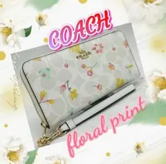 【匿名配送・新品・未使用】✳️COACH コーチ 財布✳️フローラル