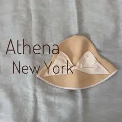 Athena New York ホワイトリボンハット　キンバリー
