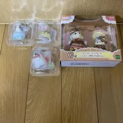 シルバニアファミリー　キラキラくじ　C賞　チョコケーキペアセット G賞ほか