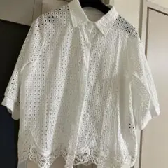 レースシャツ 半袖