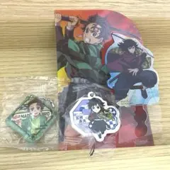 ★未開封★鬼滅の刃×くら寿司ラバーチャームセット／竈門炭治郎＆冨岡義勇