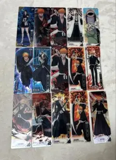 BLEACH クリアカード カードガムコレクション しおり　15枚
