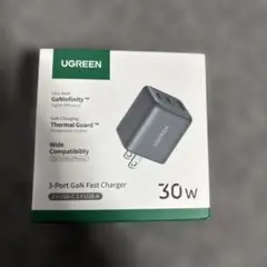 UGREEN 3-Port GaN Fast Charger 30W