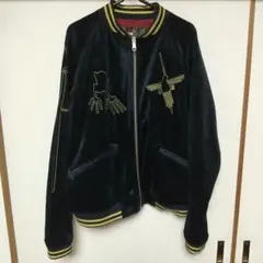 ナスカジャン 2022 イカネイビー 別珍 XL
