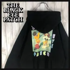【超希少デザイン】BLACK EYE PATCH 入手困難 両面ロゴ パーカー
