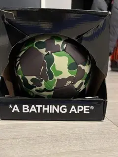 J*M様 エイプ　a bathing ape サッカーボール　カモフラ　レア　激 エイプ a bathing ape サッカーボール カモフラ レア 激レア