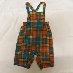 BREEZEカラフルチェック柄オーバーオール