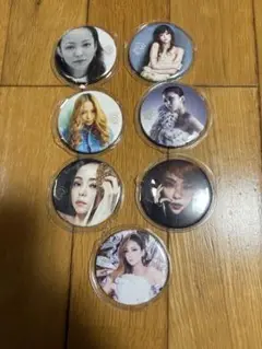 安室奈美恵 缶バッジ マグネット 7個セット