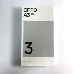 【新品未使用】OPPO A3 5G 4GB/128GB パープル SIMフリー