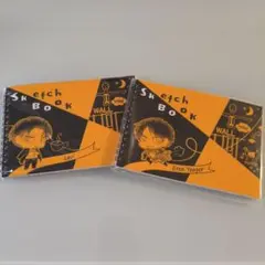進撃の巨人 ちみキャラ リヴァイ＆エレン スケッチブック 2冊セット
