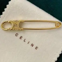 CELINE ♡ セリーヌ ヴィンテージ トリオンフ 大ぶり ブローチ