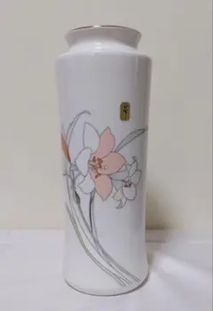 美濃焼 山治陶苑 正峰窯 花瓶 〆入寿竹 飾り壺 美濃焼 山治陶苑 正峰窯 花瓶 〆入寿竹 飾り壺 - メルカリ