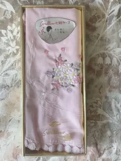 swallow 花柄刺繍　化粧ケープ　外箱あり