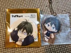 ハイキュー 山口忠 アクキー 缶バッジ 限定 一番くじ