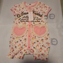 お値下げ❗花柄ロンパース サイズ80