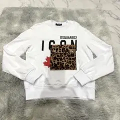 DSQUARED2 ディースクエアード ロゴ入りスウェット トレーナー S