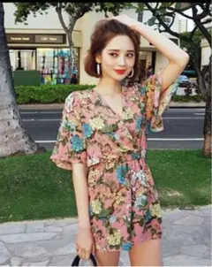 最終価格！dholic 花柄オールインワン