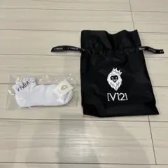 V12ホワイト ソックス 収納袋付き
