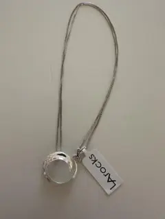 未使用LArocksシルバー925ネックレス刻印入