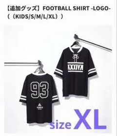 ［新品］倖田來未　FOOTBALL SHIRT -LOGO-（XL）