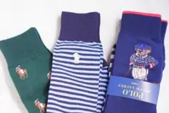 POLOポロラルフローレンの上品でおしゃれなメンズソックス 2足セット【新品】