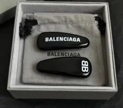 BALENCIAGA ヘアピン 2個セット ブラック