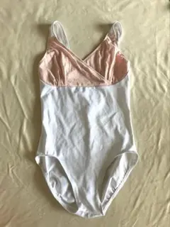 Ainsliewear ホワイト・ピンクレオタードセット
