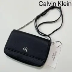 カルバンクライン ショルダーバッグ ウォレット スマホポーチ 斜め掛け ロゴ