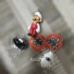 スーパーマリオ　キーホルダーチャーム　3点