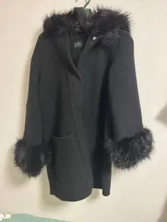 【ほぼ新品】アルマーニ ARMANI フェイク ファー コート XS 2025年最新】A|X ARMANI EXCHANGE レディース 毛皮・ファー