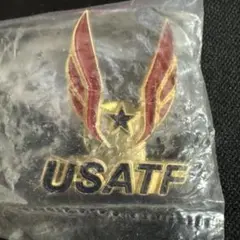 【レア】USATF（全米陸上競技連盟）のロゴが入ったピンバッジ