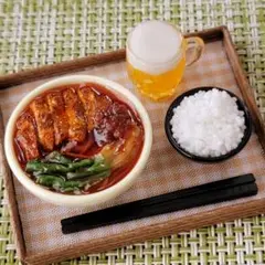 ミニチュアフード 排骨担々麺セット