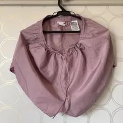 H&M 薄ピンク　ウォームアップウェア M