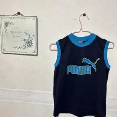 PUMA 140㎝　ノースリーブタンクトップ ネイビー/ブルー