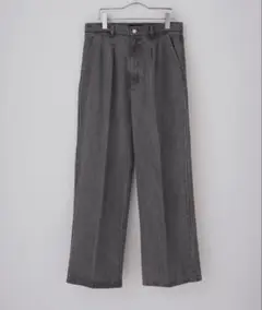 グレー ワイドパンツ メンズ