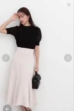 PROPORTION BODY DRESSING マーメイドサテンスカート
