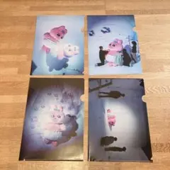 おぱんちゅうさぎ Heather ヘザー クリアファイル 4枚セット