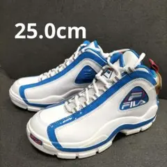 FILA バスケットボールシューズ 25.0cm ホワイト/ブルー/ゴールド