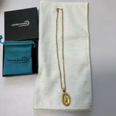 ステンレス 奇跡のメダイ ネックレス 18K gp 金