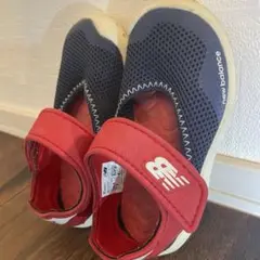 最終値下げ　New Balance ベビーサンダル ネイビー/レッド