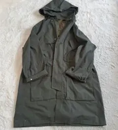 UNIQLO U フード付きモッズコート XXL オリーブ 極美✨