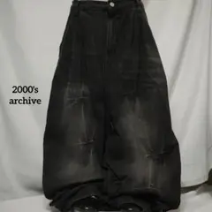 2000's archive gimmick super buggy denim