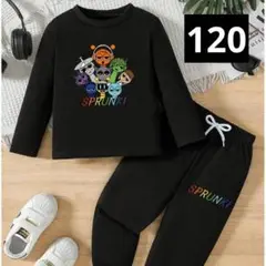 スプランキー　長袖　Tシャツ パンツ　セット　グレー　ブラック　120　z6