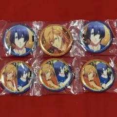 うたプリ 缶バッジ 6点セット ★ 聖川真斗 神宮寺レン ★ ガチャ 御曹司組