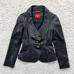 激レア✨ ヴィヴィアンウエストウッド 変形 レザージャケット Mサイズ 山羊革 2025年最新】ヴィヴィアンウエストウッド レザージャケット