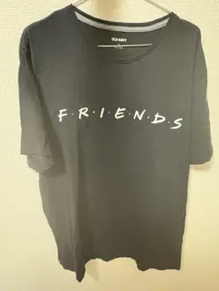 OLDNAVY フレンズ FRIENDS Tシャツ ブラック ロゴ ドラマ