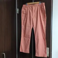 メンズ　ピンク チノパン ゴムウエスト