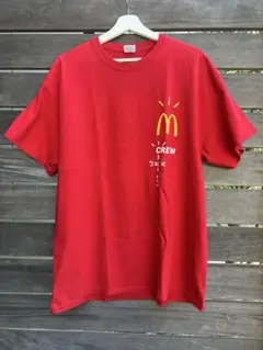 トラヴィススコット × マクドナルド クルー Tシャツ レッド XL