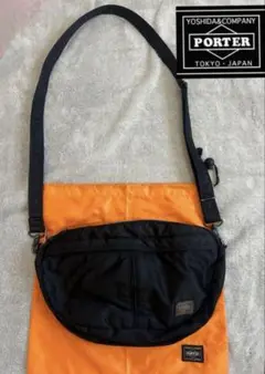 【美品】正規品Porter ポータータンカー三日月　ハーフムーンショルダーバッグ