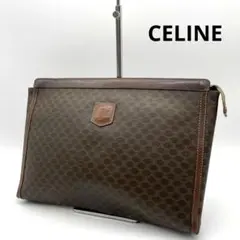 CELINE マカダム柄 クラッチバッグ セカンドバッグ PVC